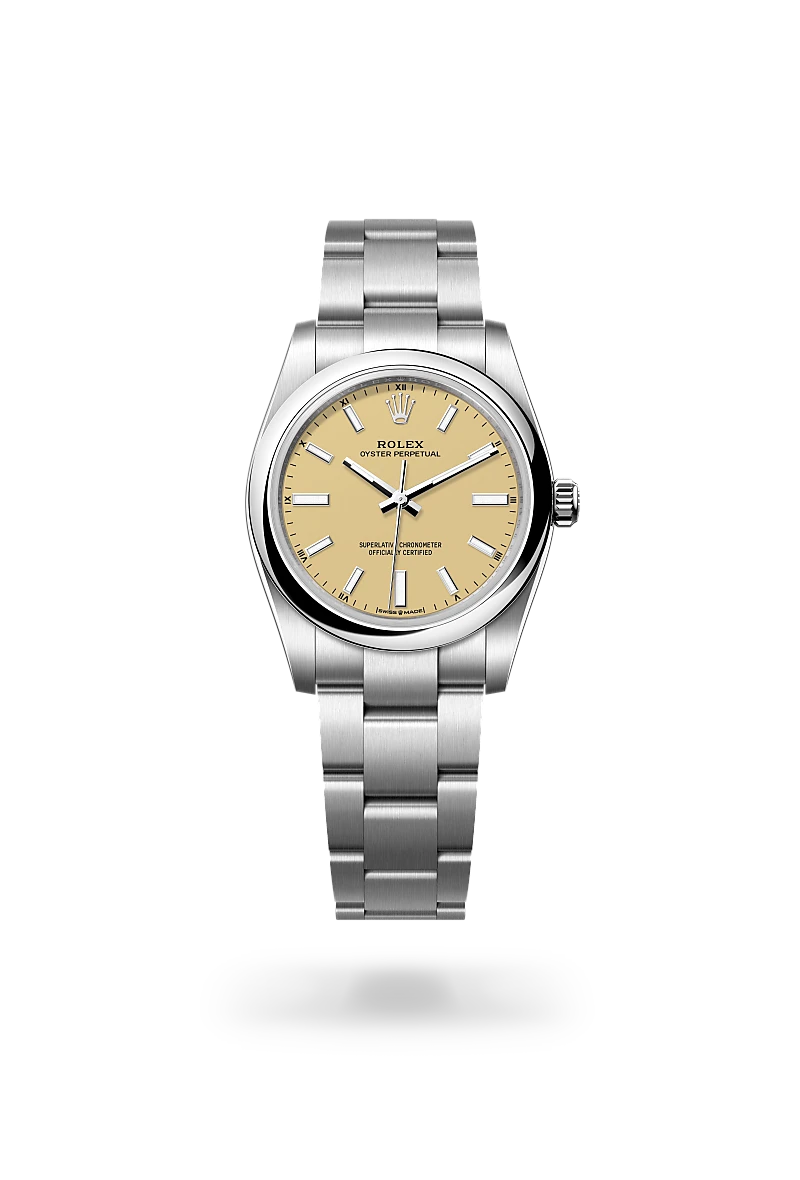 Rolex Oyster Perpetual Oyster, 34 mm, acciaio Oystersteel