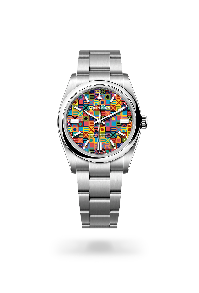 Rolex Oyster Perpetual Oyster, 36 mm, acciaio Oystersteel