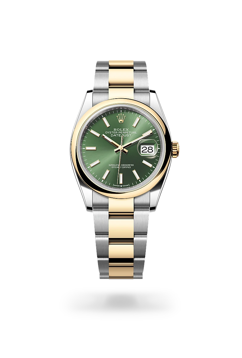 Rolex Datejust Oyster, 36 mm, acciaio Oystersteel e oro giallo