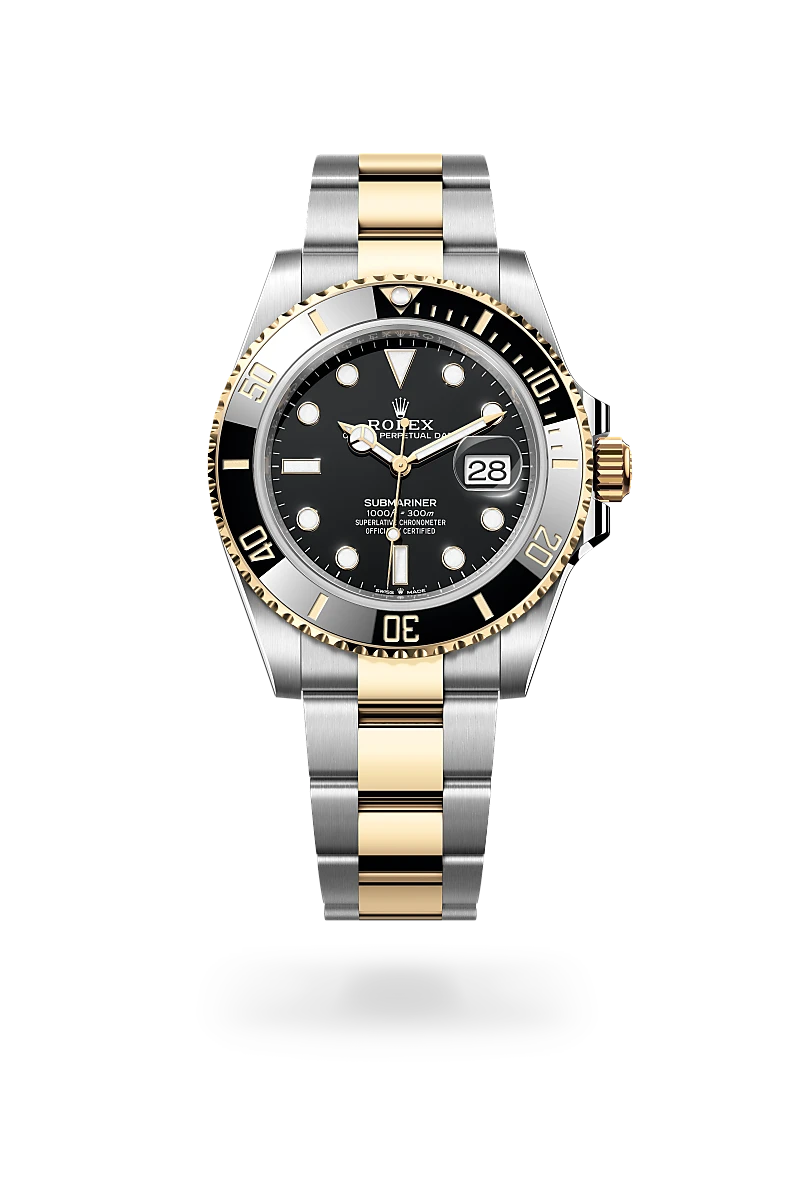Rolex Submariner Oyster, 41 mm, Oystersteel and yellow gold