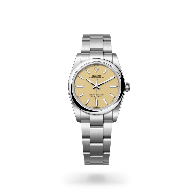 Rolex Oyster Perpetual Oyster, 34 mm, acciaio Oystersteel