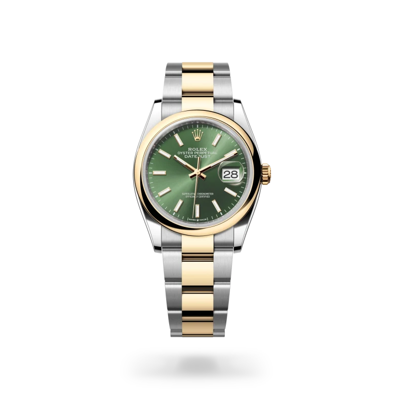Rolex Datejust Oyster, 36 mm, acciaio Oystersteel e oro giallo