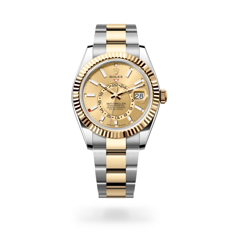 Rolex Sky-Dweller Oyster, 42 mm, Oystersteel and yellow gold