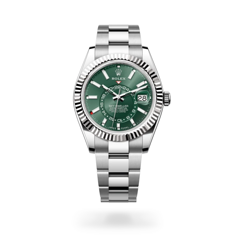 Rolex Sky-Dweller Oyster, 42 mm, Oystersteel and white gold