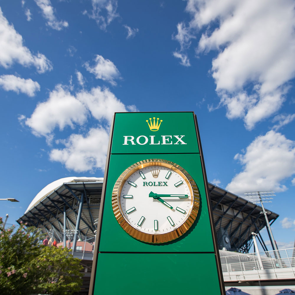 Rolex and the US Open: an electric atmosphere