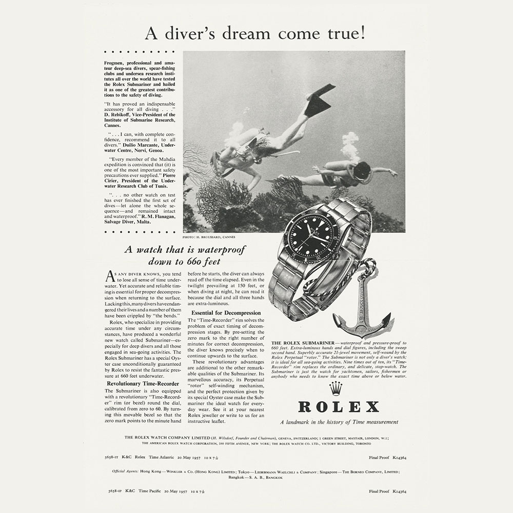 The reference among divers’ watches