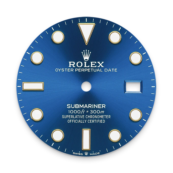 Rolex submariner acciaio e oro quadrante blu on sale