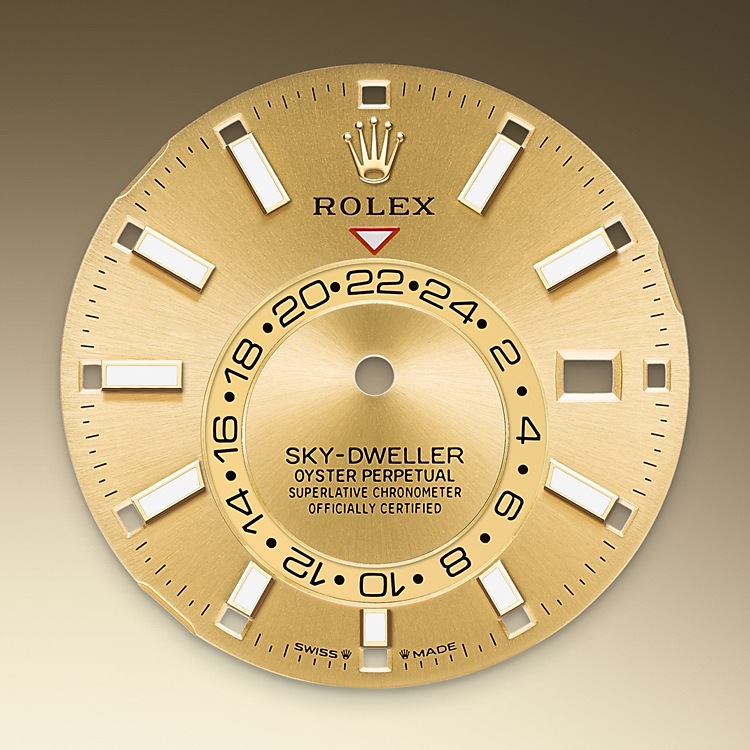 Il quadrante color <i>champagne</i>