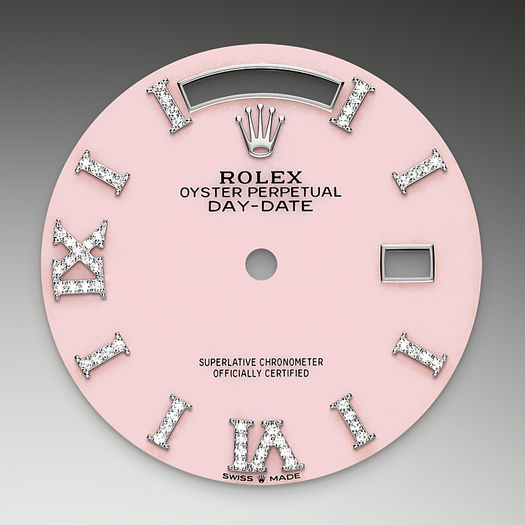 Pink opal dial