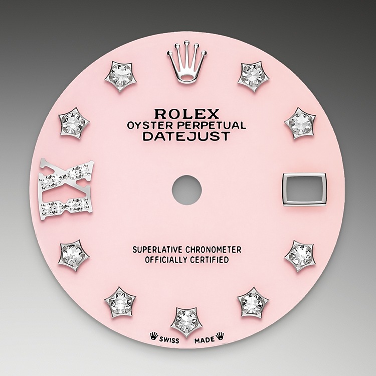 Pink opal dial