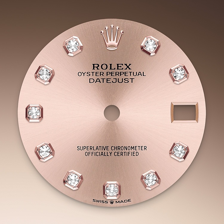 Il quadrante color <i>rosé</i>