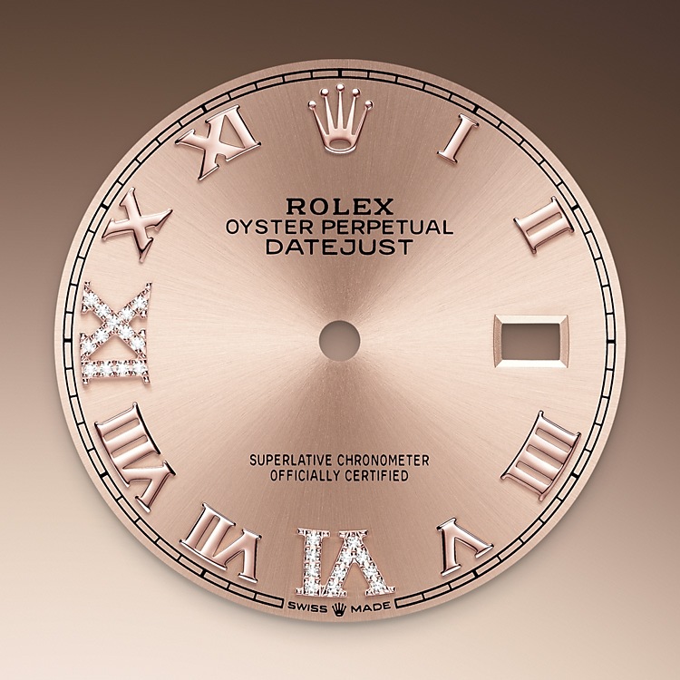 Il quadrante color <i>rosé</i>