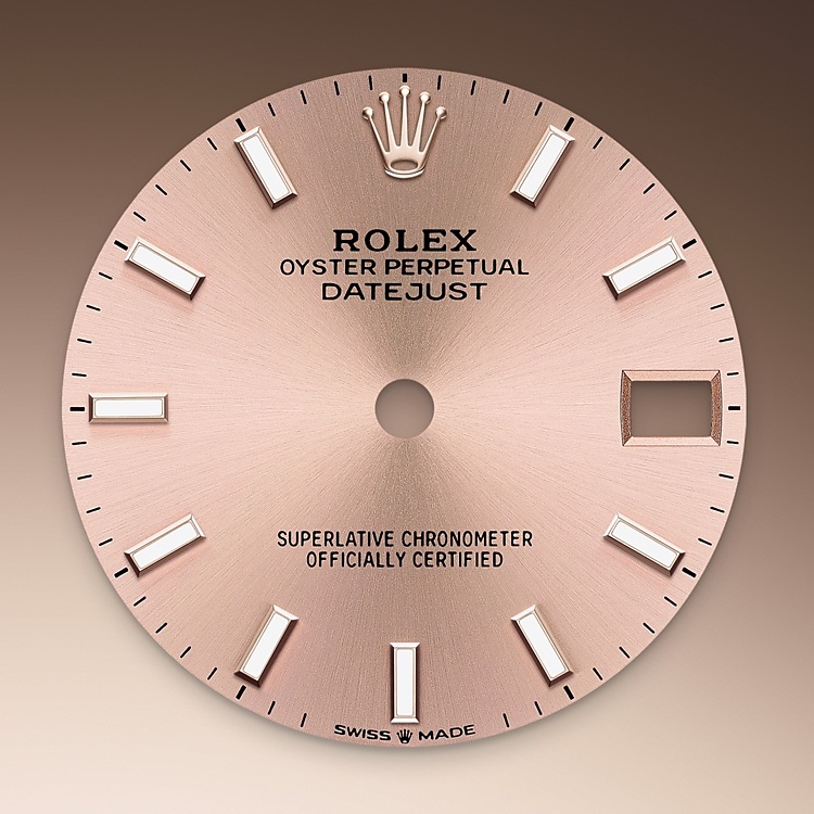 Il quadrante color <i>rosé</i>